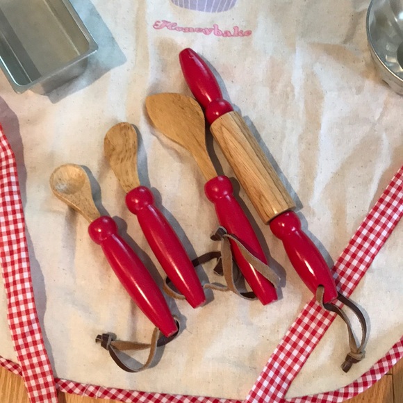 Toy baking set with apron - Picture 2 of 6